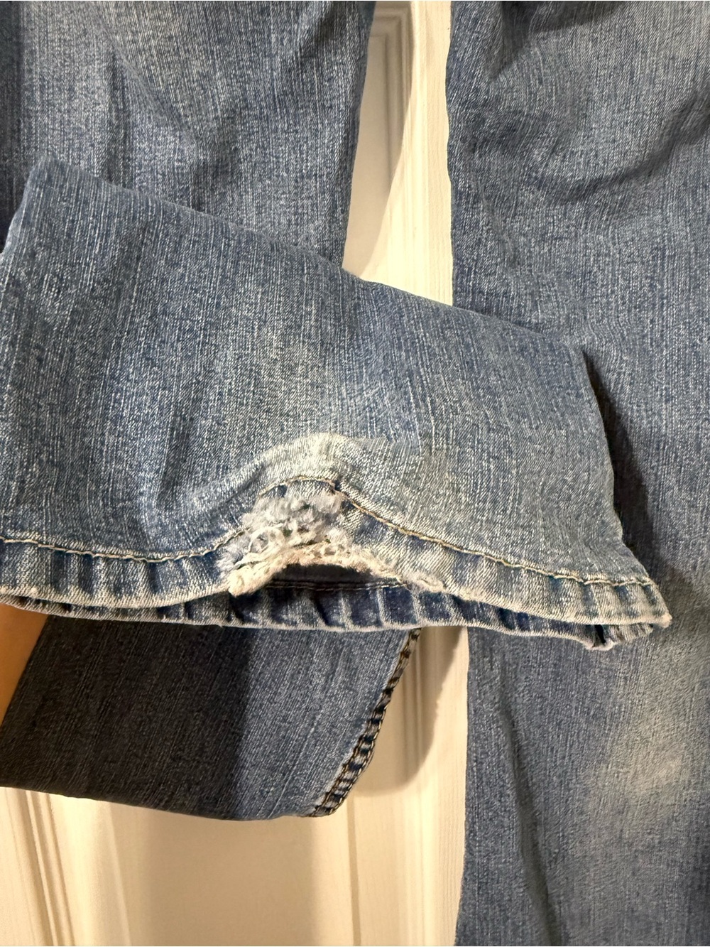 No Boundaries Light Blue Flare Jeans - Picture 3 of 4